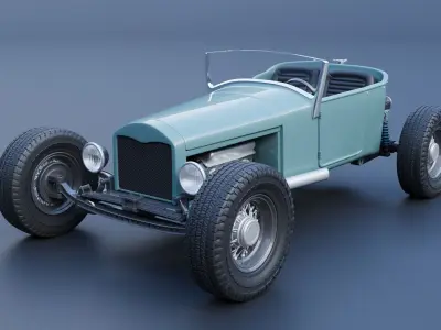 Model T Hot Rod 3D print model
