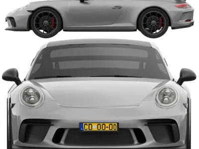 Porsche 911 Mk2 Gt3 3D model