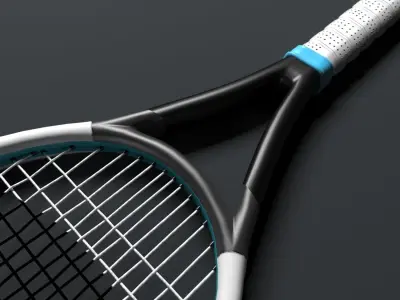Tennis Racket  3D model purchase