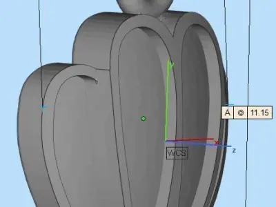 pendant crown 3D print model