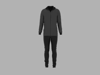 Sport Suit Low-poly 3D model 26