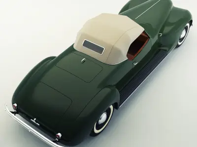 ZIS 101a sport 3D model
