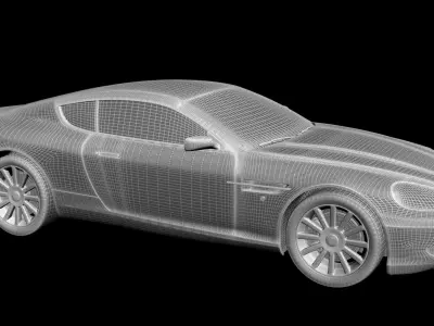 3D CAR MODEL aston martin sports 3D model