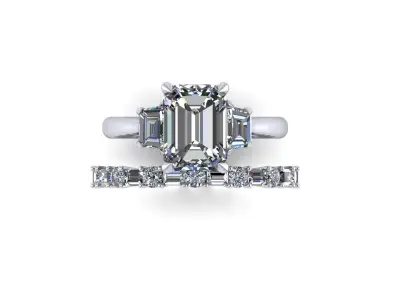 Woman Wedding Ring 3D print model