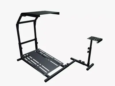 Thrustmaster Gaming Stand Steel Frame Low-poly 3D model