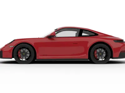 Porsche 911 Carrera 4GTS 2025 3d model 3D model