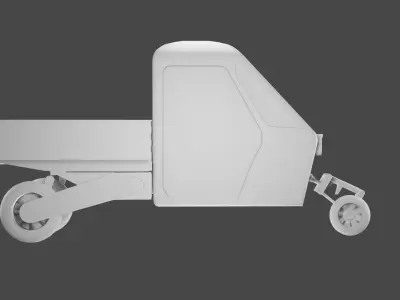 Delivery Truck From Stray Game Untextured Free 3D model