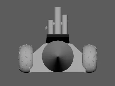 Candy Car Low-poly 3D model