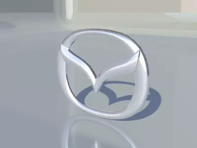 Mazda Emblem 3D Print Ready 3D print model