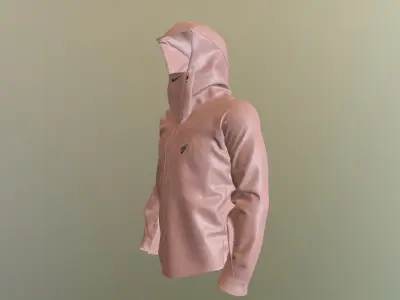 NIKE TECHWEAR  HOODED JACKET PBR Low-poly 3D model
