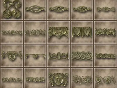 Ornamental Vol 07 3D model