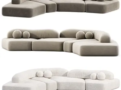 On The Rocks Sofa 3D model