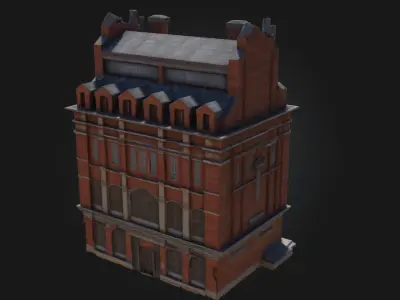 The Industrial Warehouse  Grit and Function in a Massive Shell 3D model
