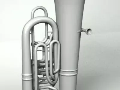 INSTRUMENT TUBA 3D model