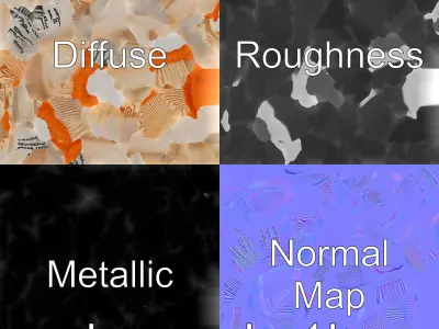 Instant Language Translation Glove Model Low-poly 3D model