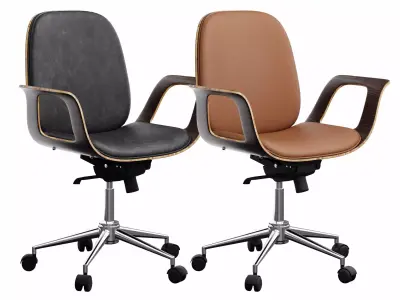 Office chair 02 3D model purchase