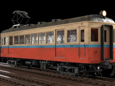 Train Kuha Series 100 3D model