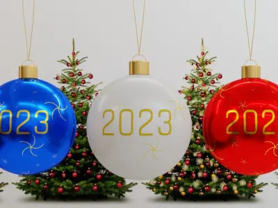 New Year Toys Low-poly 3D model