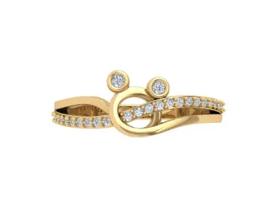 Wedding Ring  3D print model 46