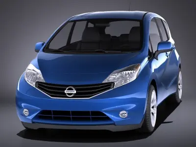 Nissan Versa Note 2016 VRAY 3D model