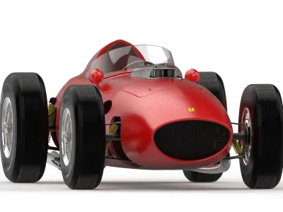 Ferrari 256 F1 1958 - V12 3D model