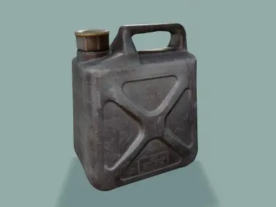 3D Scan Plastic Canister Low-poly 3D model