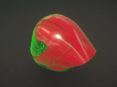 Moto GP Helmet 3D model