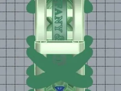 Earrings Tiffany  Schlumberger Twenty Stone Hoop Lux Copy 3D print model