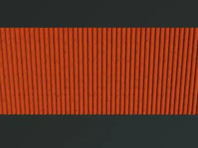 Roof tiles 2406 3D model