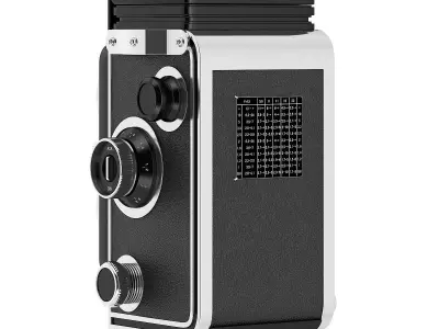 Antique Photo Camera 3D model