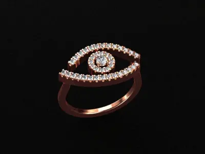  Messika-Ring 3D print model