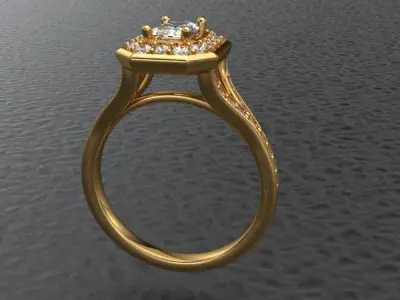 ANILLO PARA MUJER Free 3D print model