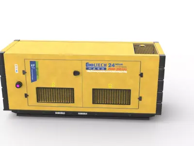 3d generator model portable diesel 3D model