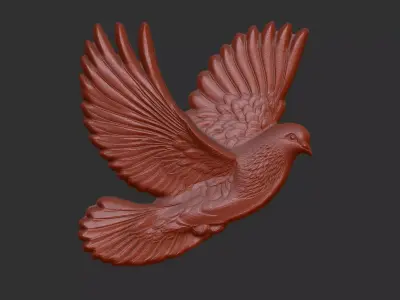 Dove cnc model  3D print model