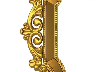 carved frame 3D model 43