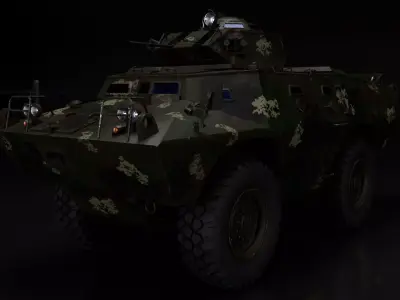 V-150 Commando 3D Model 3D model