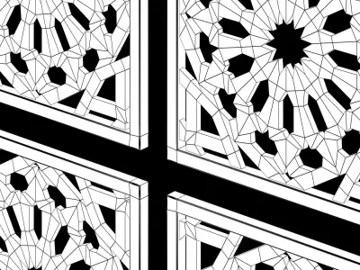 Arabic Islamic pattern 3D model