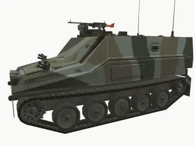 FV105 Sultan Low-poly 3D model