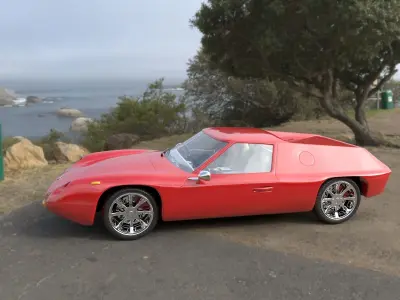 Lotus Europa - PBR Model 3D model