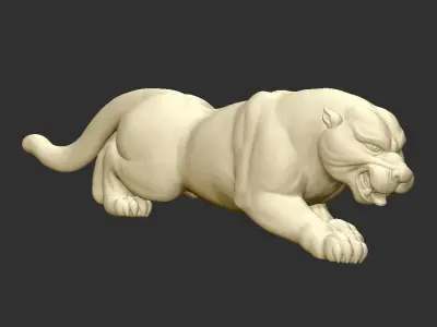 leopard lion 3D print model