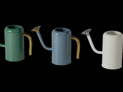 Watering Can Garden equipment Megawodar brand Low-poly 3D model
