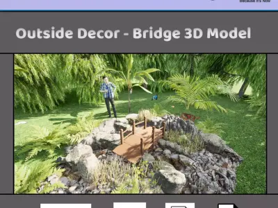 3D Bridge Design Workflow 3D model