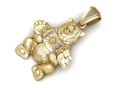 STYLE CUTE PENDA 3D PRINTABLE MODEL  3D print model