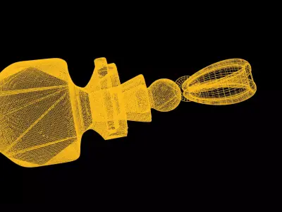 pendant charms - one inch pendant 3D print model