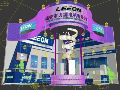 Exhibition - Area - 6X6-3DMAX2009-36 3D model