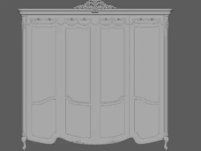 closet armoire 3D model
