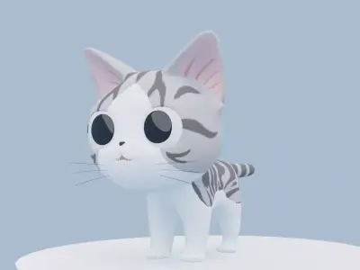 Chi 3D Model Low-poly 3D model