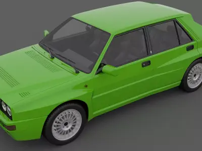 car 3d model alfa romeo 3D model