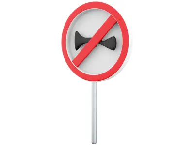 3d  signal horn icon 3D model