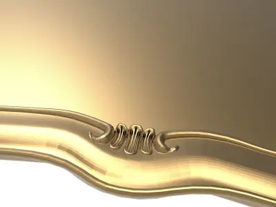 carved frame 3D model